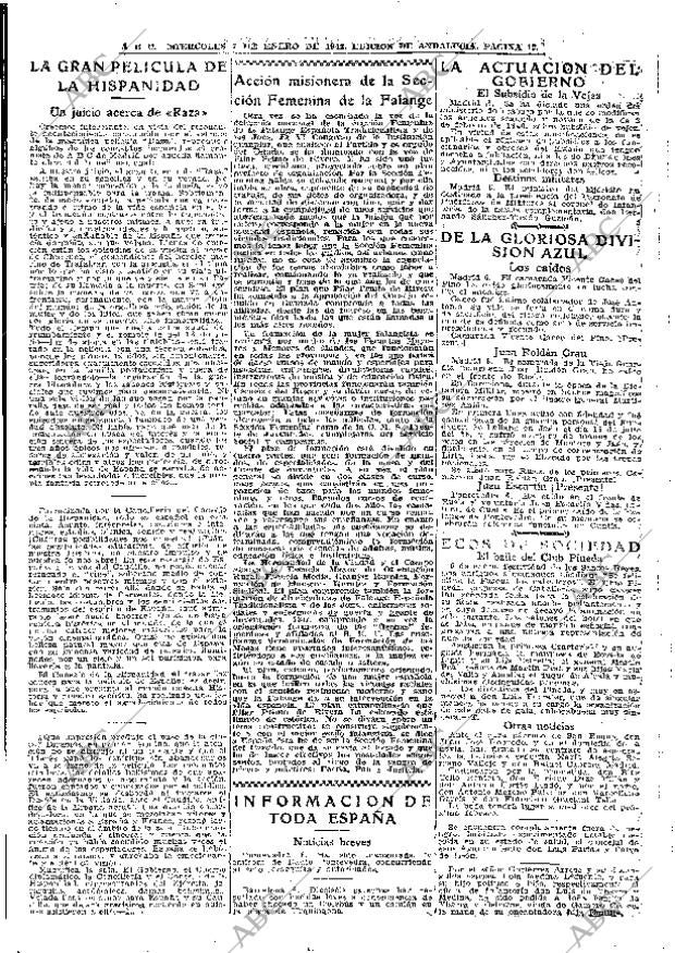 ABC SEVILLA 07-01-1942 página 12