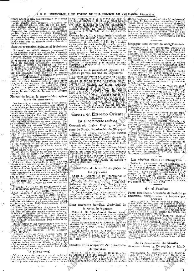 ABC SEVILLA 07-01-1942 página 8