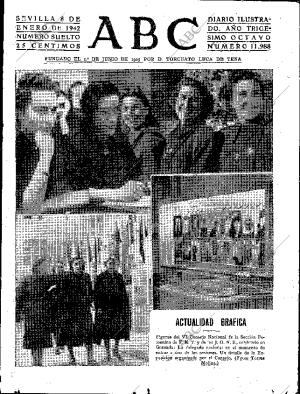 ABC SEVILLA 08-01-1942 página 1