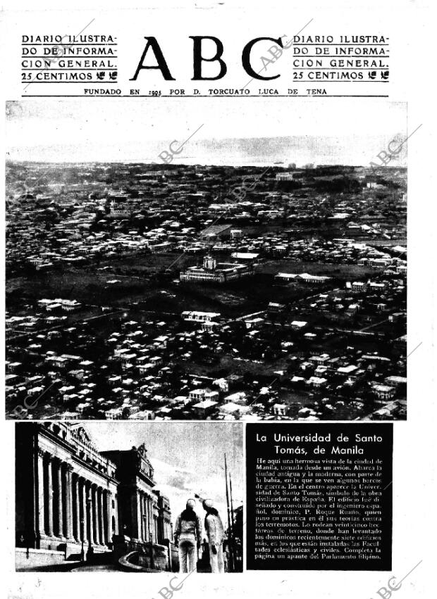 ABC MADRID 09-01-1942 página 1
