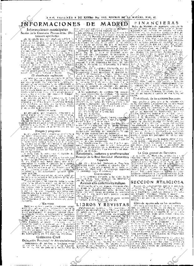 ABC MADRID 09-01-1942 página 12
