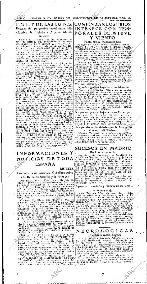 ABC MADRID 09-01-1942 página 13
