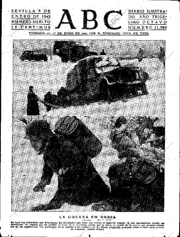 ABC SEVILLA 09-01-1942 página 1