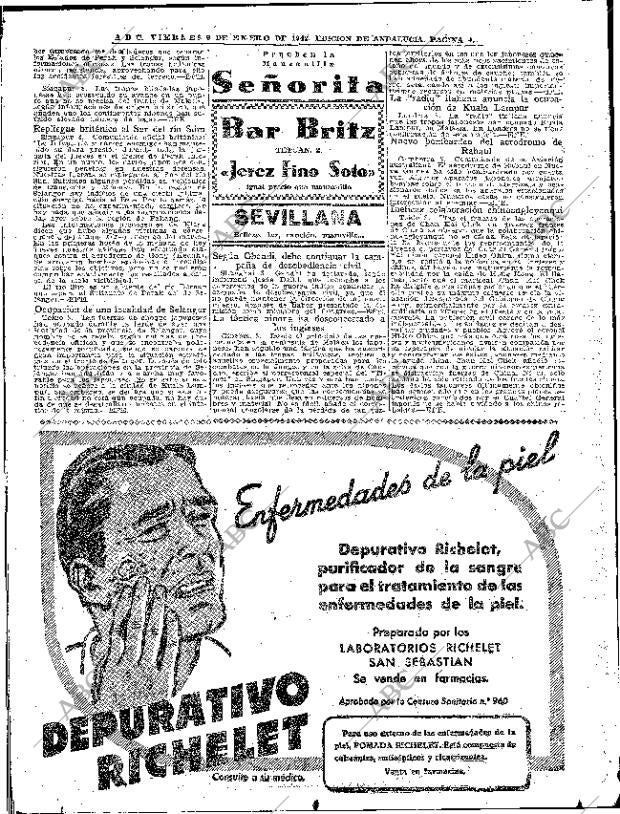 ABC SEVILLA 09-01-1942 página 4