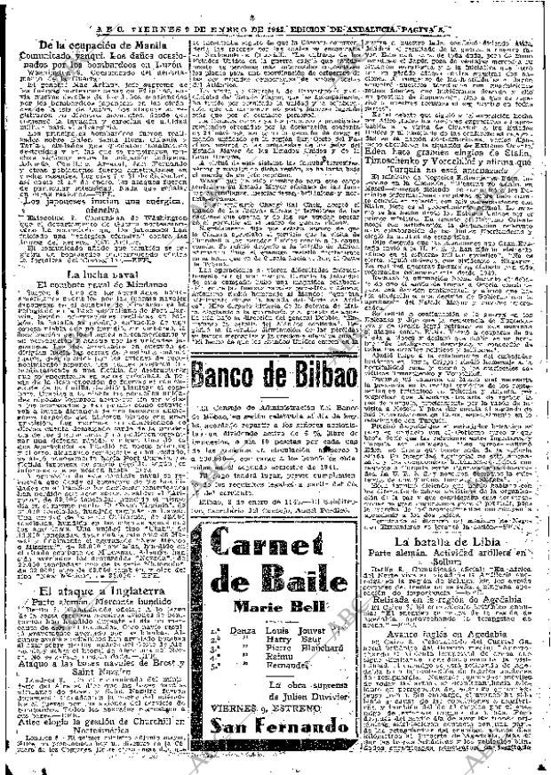 ABC SEVILLA 09-01-1942 página 5