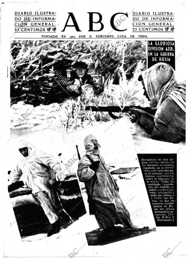 ABC MADRID 10-01-1942 página 1