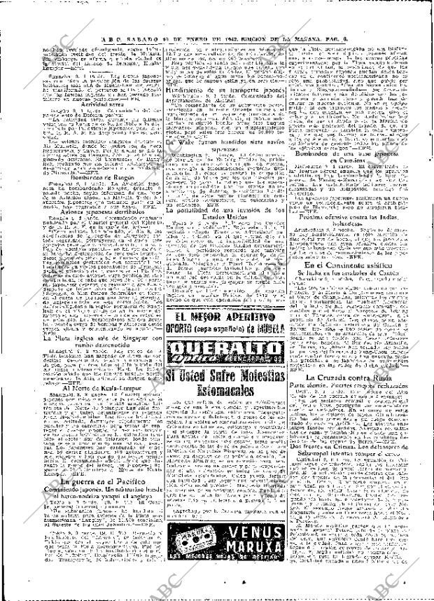 ABC MADRID 10-01-1942 página 6