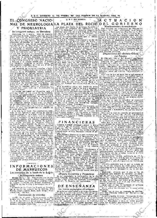 ABC MADRID 11-01-1942 página 19