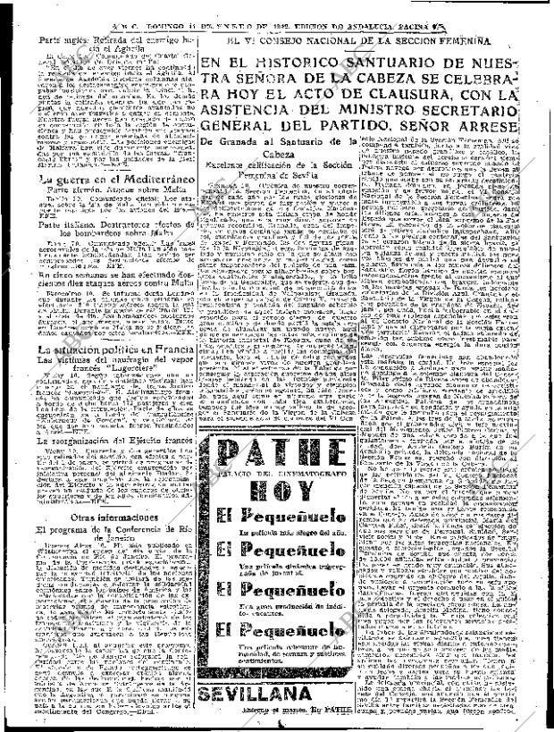 ABC SEVILLA 11-01-1942 página 7