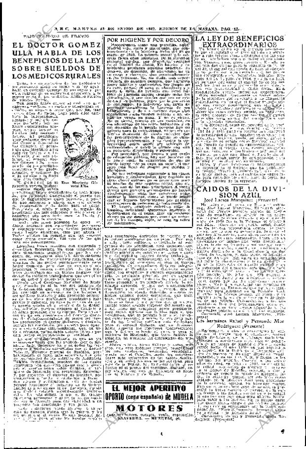 ABC MADRID 13-01-1942 página 12