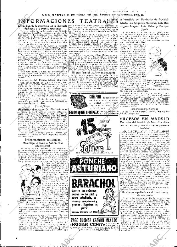 ABC MADRID 13-01-1942 página 16