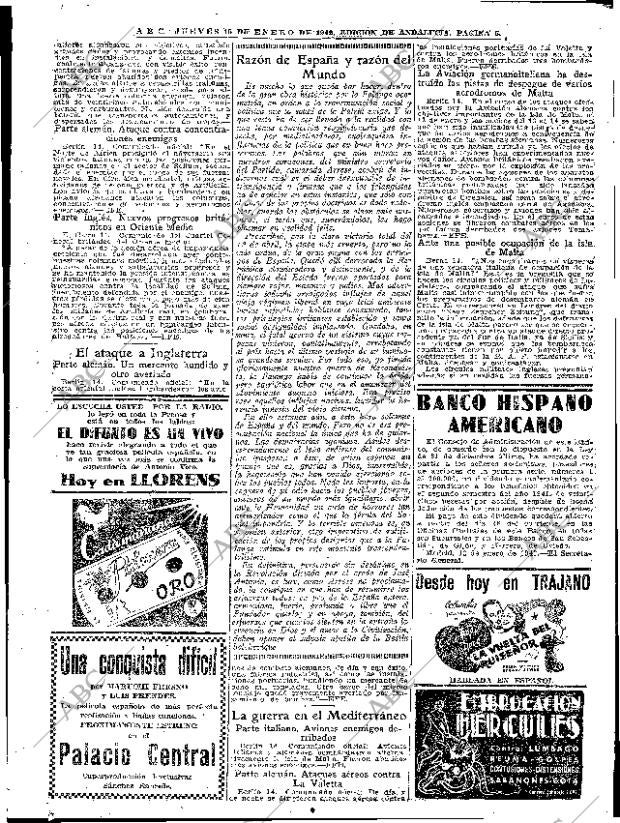 ABC SEVILLA 15-01-1942 página 5