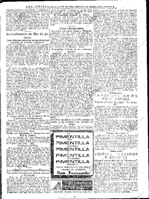ABC SEVILLA 15-01-1942 página 6