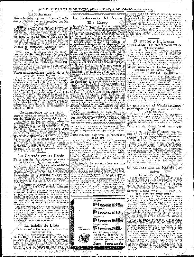 ABC SEVILLA 16-01-1942 página 8