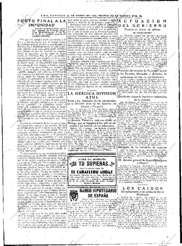 ABC MADRID 18-01-1942 página 16