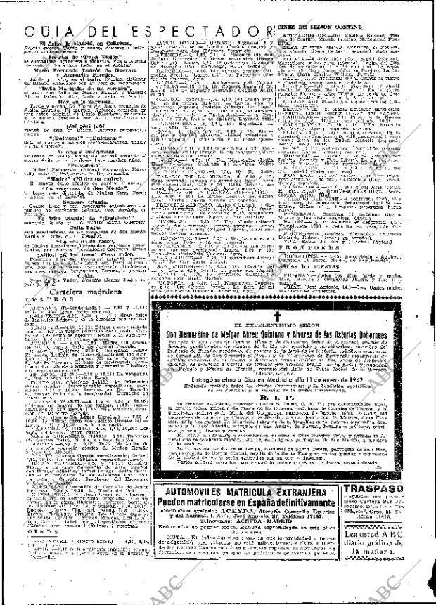 ABC MADRID 18-01-1942 página 2