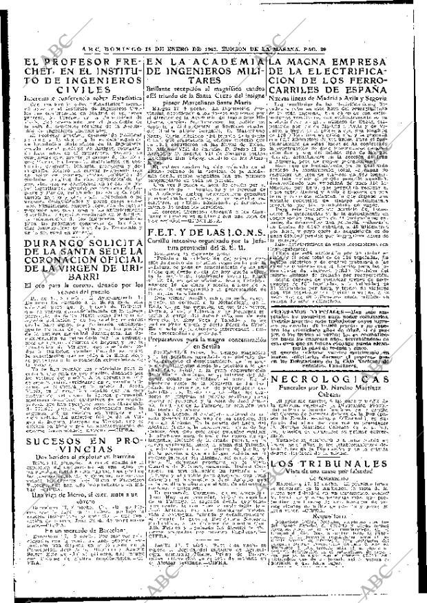 ABC MADRID 18-01-1942 página 20
