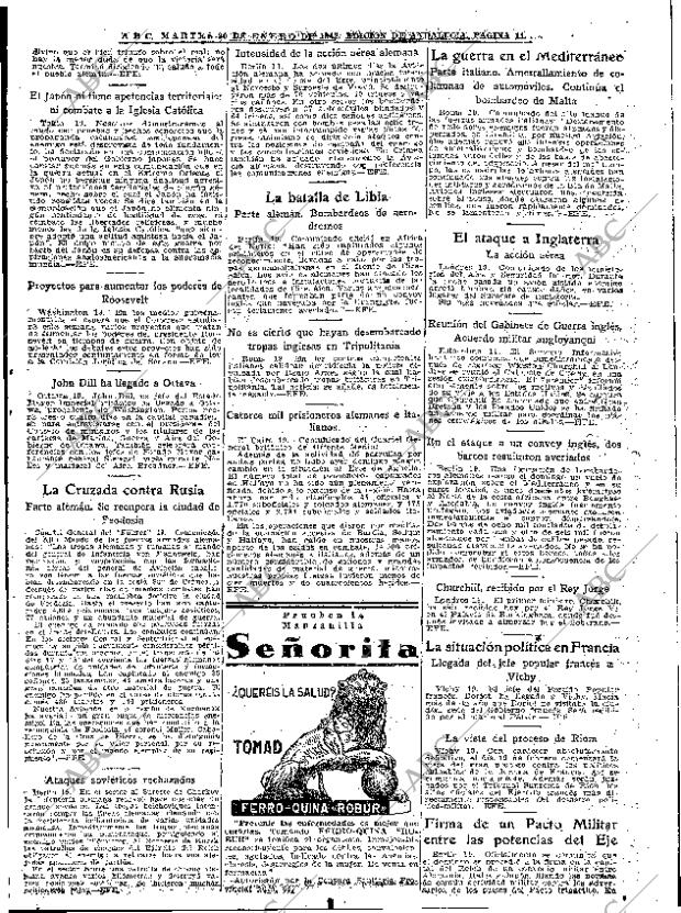 ABC SEVILLA 20-01-1942 página 11