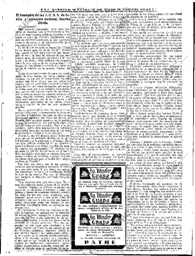 ABC SEVILLA 20-01-1942 página 5