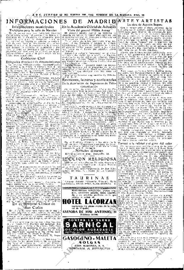 ABC MADRID 22-01-1942 página 12