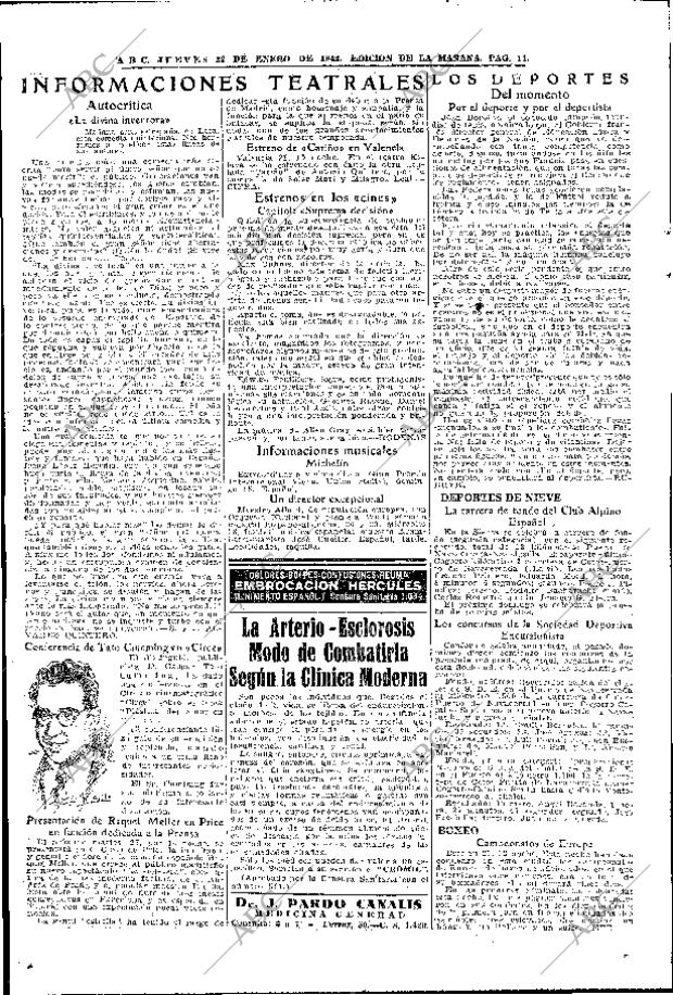 ABC MADRID 22-01-1942 página 14