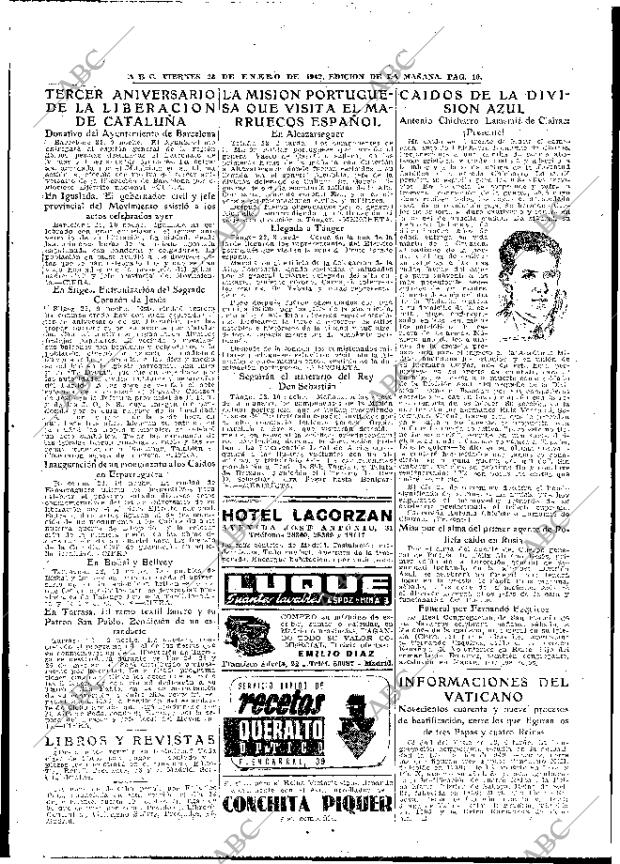 ABC MADRID 23-01-1942 página 10