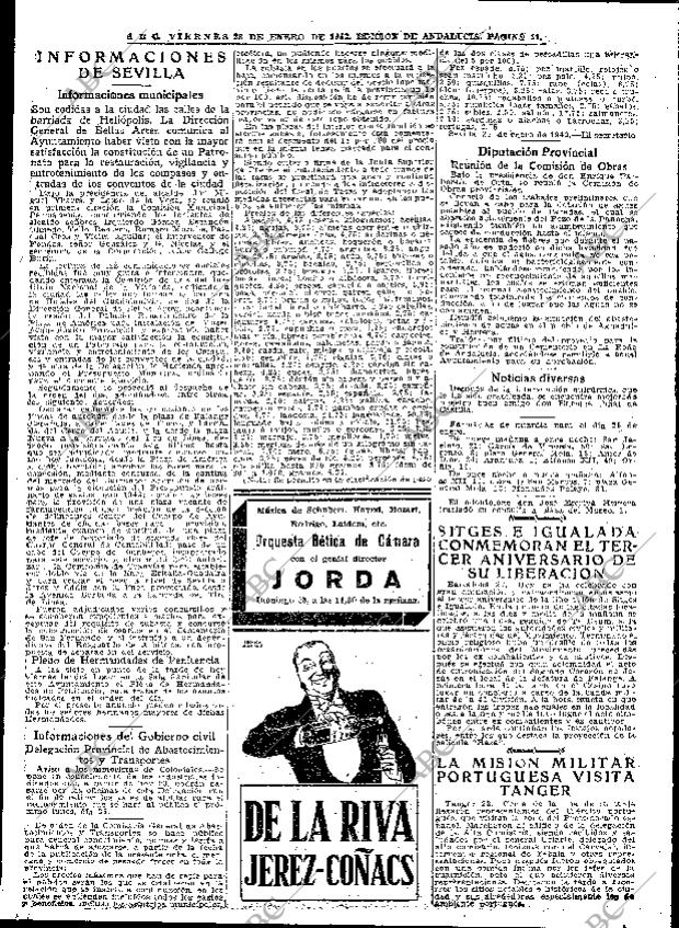ABC SEVILLA 23-01-1942 página 11