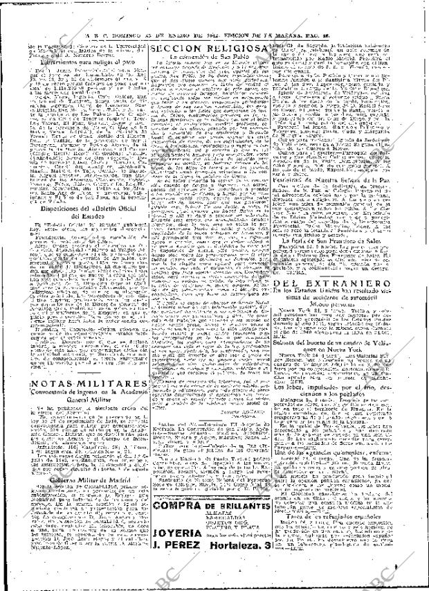 ABC MADRID 25-01-1942 página 20