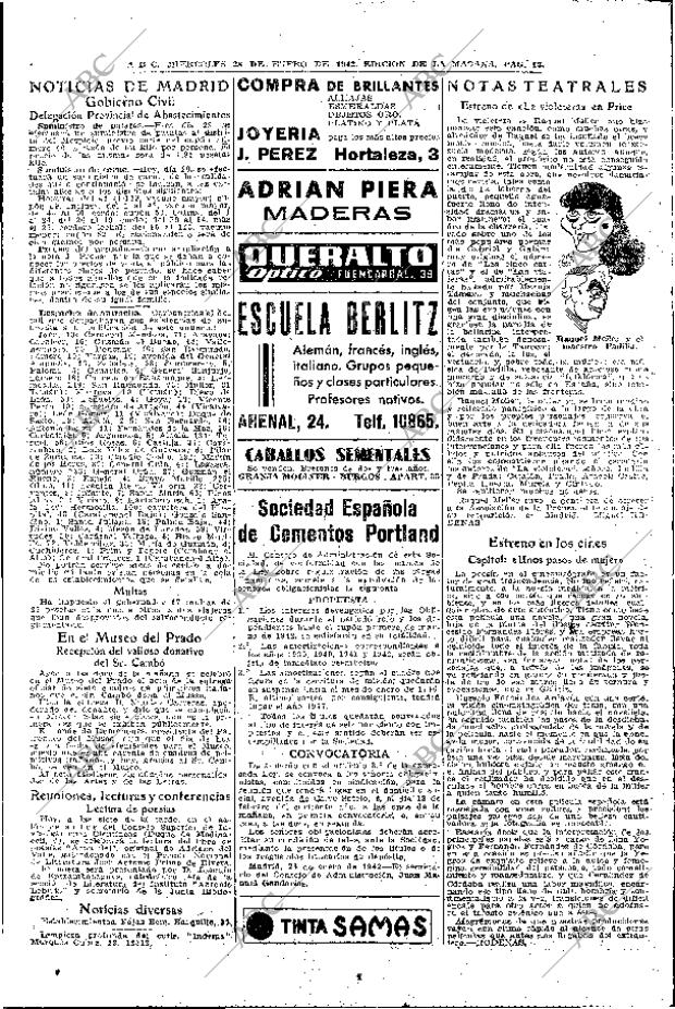 ABC MADRID 28-01-1942 página 13