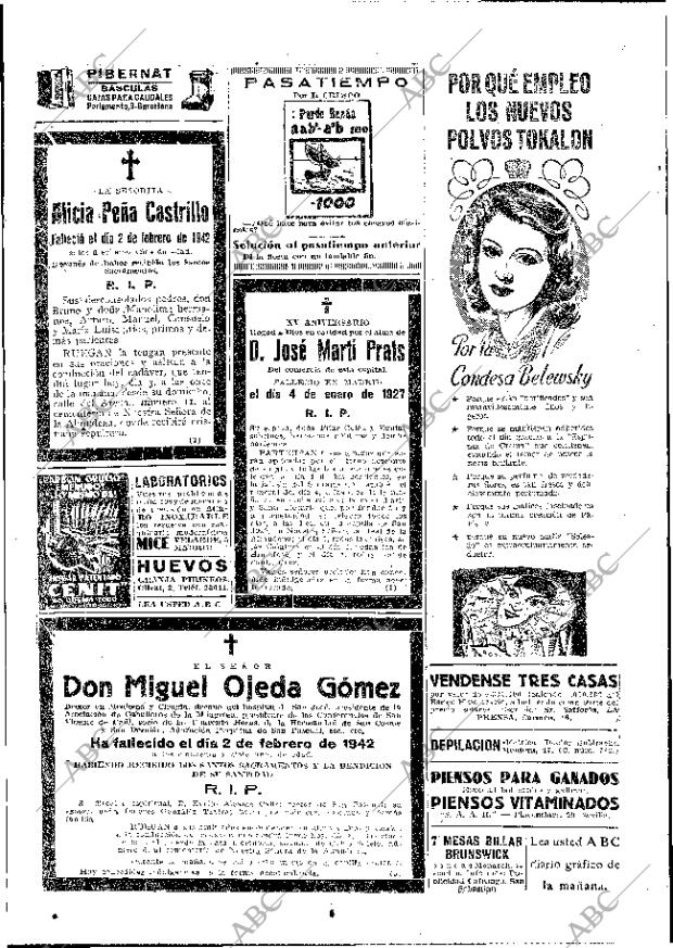 ABC MADRID 03-02-1942 página 16