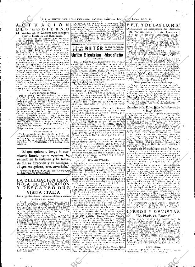 ABC MADRID 04-02-1942 página 10