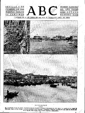 ABC SEVILLA 05-02-1942 página 1