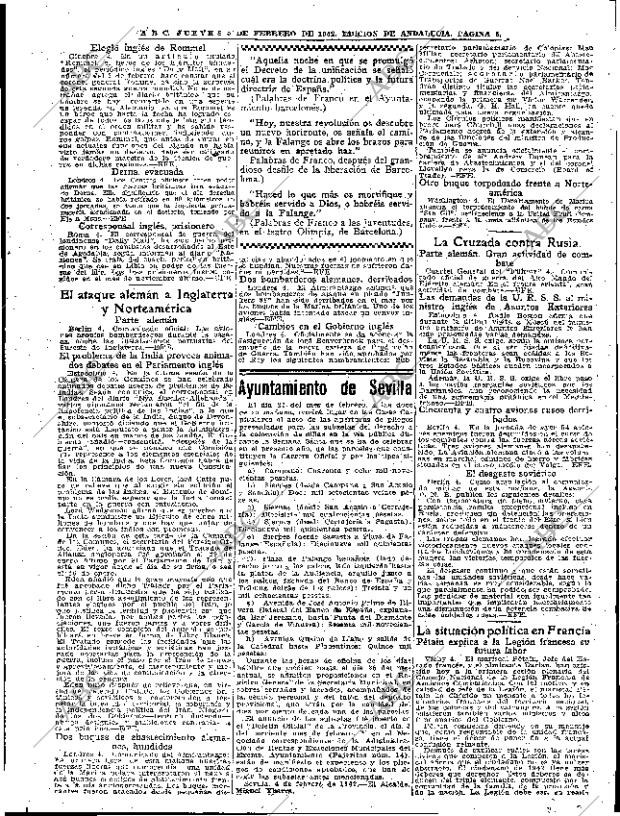 ABC SEVILLA 05-02-1942 página 5