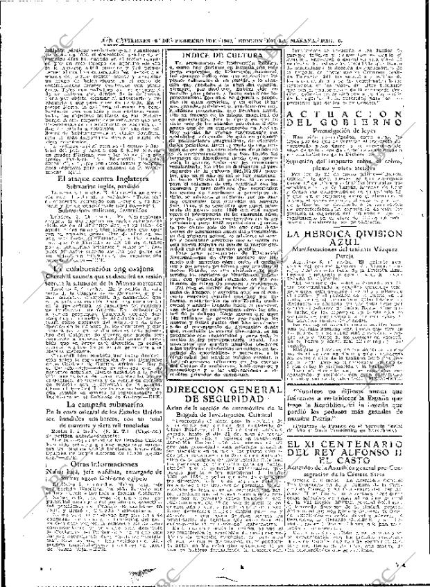 ABC MADRID 06-02-1942 página 8