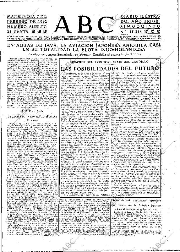 ABC MADRID 07-02-1942 página 5