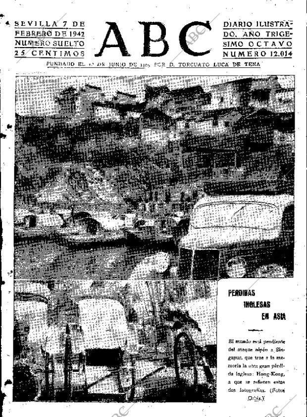 ABC SEVILLA 07-02-1942 página 1
