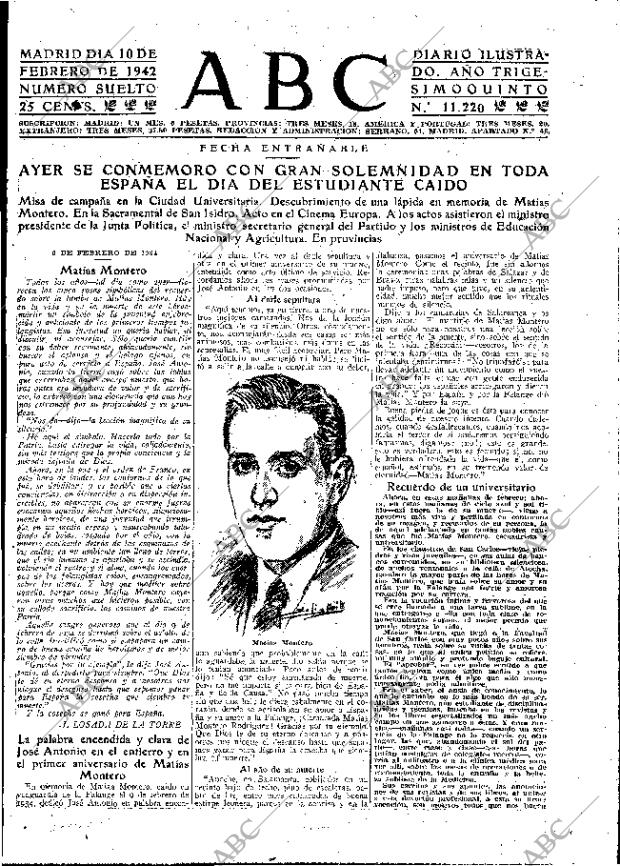 ABC MADRID 10-02-1942 página 5