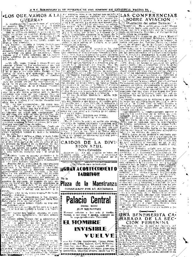 ABC SEVILLA 11-02-1942 página 10