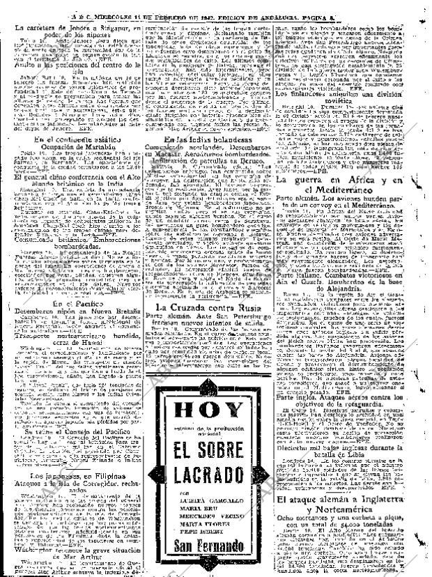 ABC SEVILLA 11-02-1942 página 8