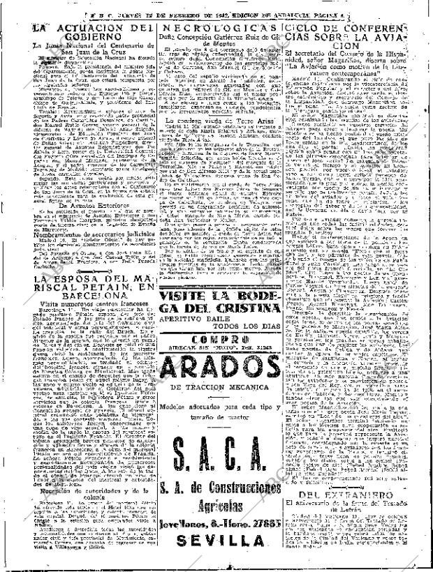 ABC SEVILLA 12-02-1942 página 8