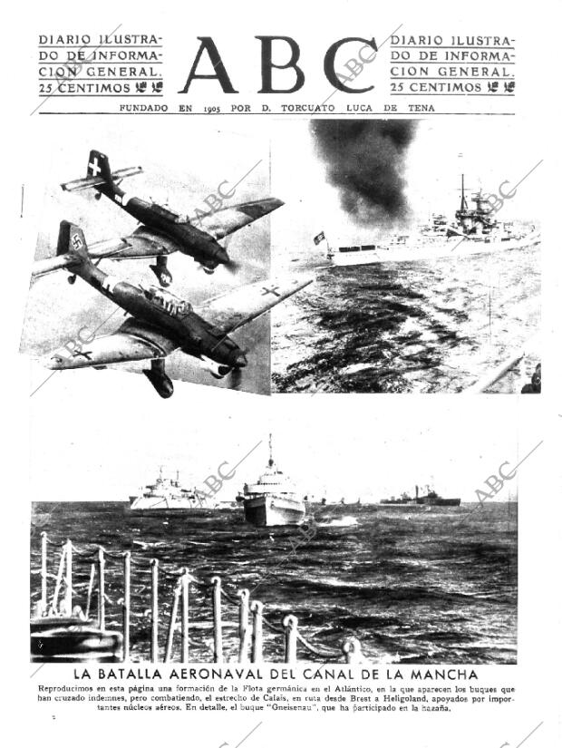 ABC MADRID 15-02-1942 página 1