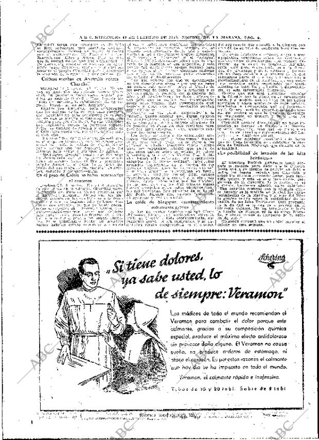 ABC MADRID 18-02-1942 página 6