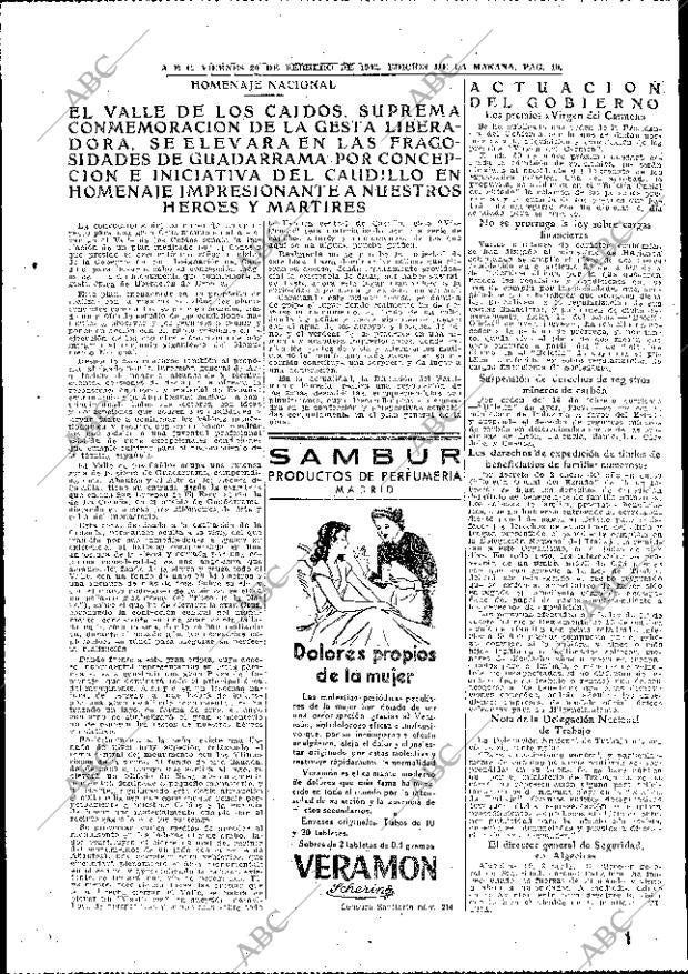ABC MADRID 20-02-1942 página 10