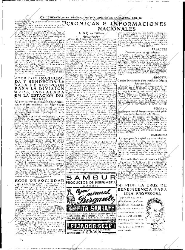 ABC MADRID 20-02-1942 página 12