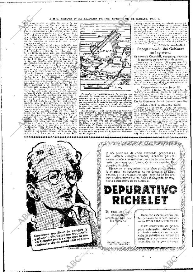 ABC MADRID 20-02-1942 página 6