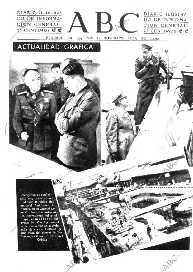 ABC MADRID 21-02-1942 página 1