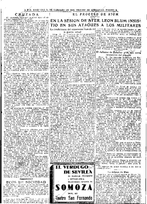 ABC SEVILLA 21-02-1942 página 5