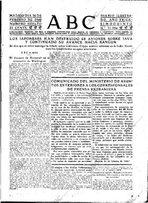 ABC MADRID 26-02-1942 página 7