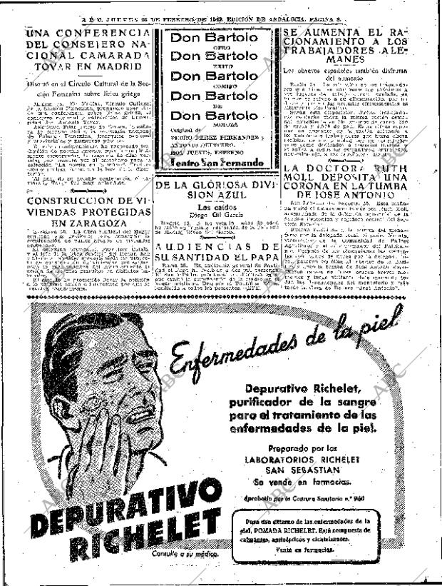 ABC SEVILLA 26-02-1942 página 8