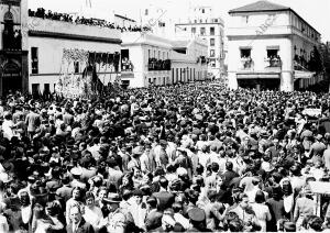 Barrio de la Macarena el viernes santo